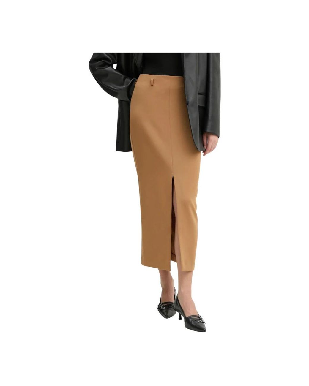 Midi Skirts Ba&sh en coloris Brown