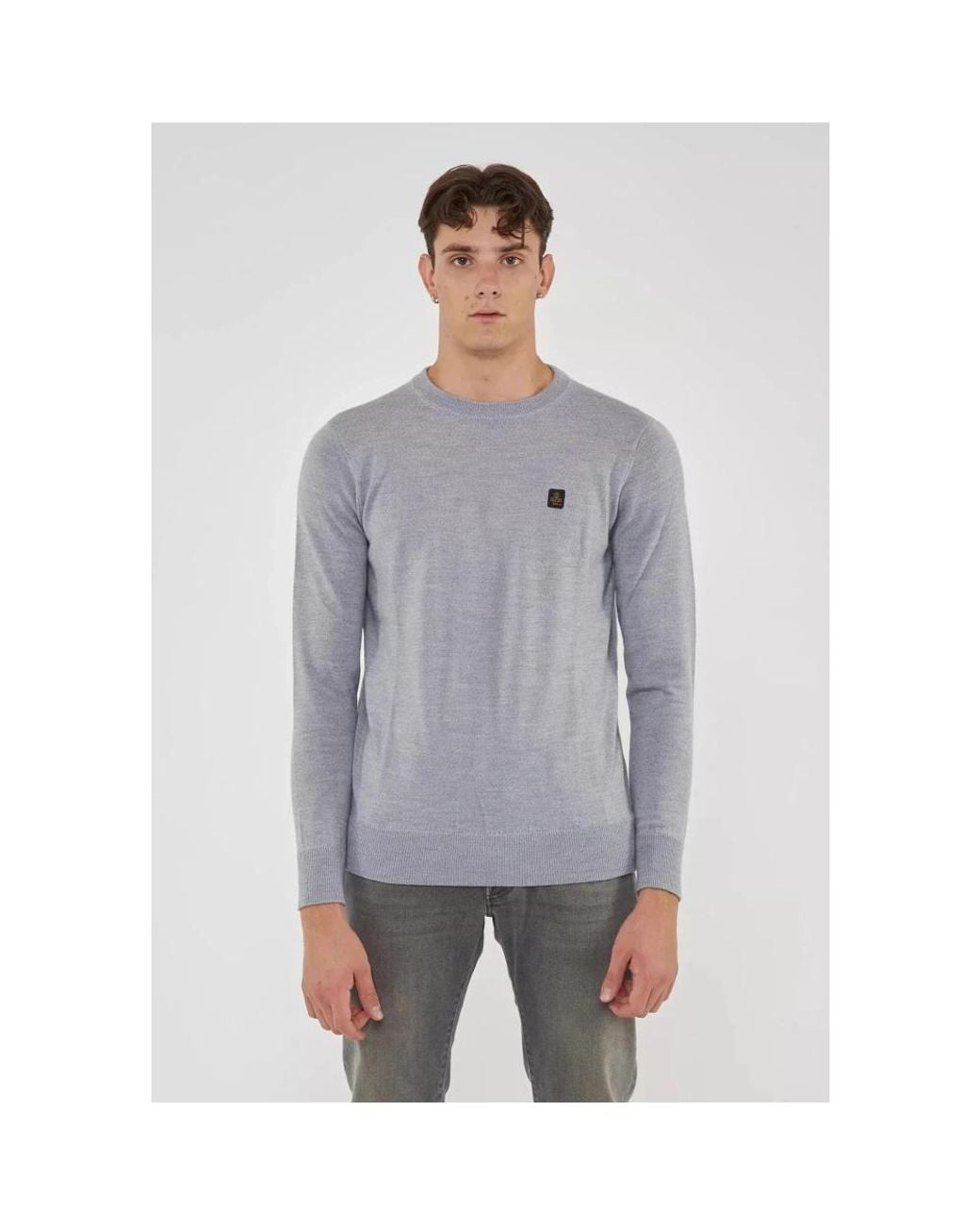 Refrigiwear Gray Long Sleeve T-Shirts for men