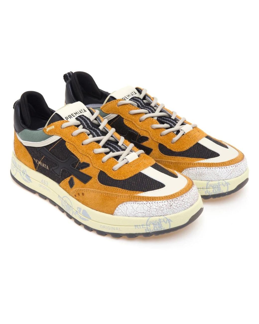 Premiata Blue Sneakers for men