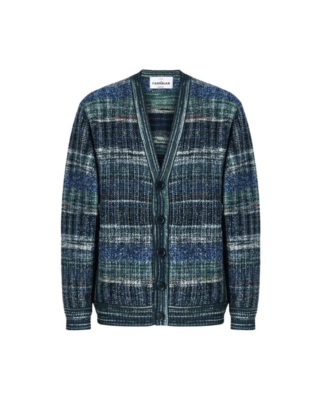 Cardigans Missoni de hombre de color Blue