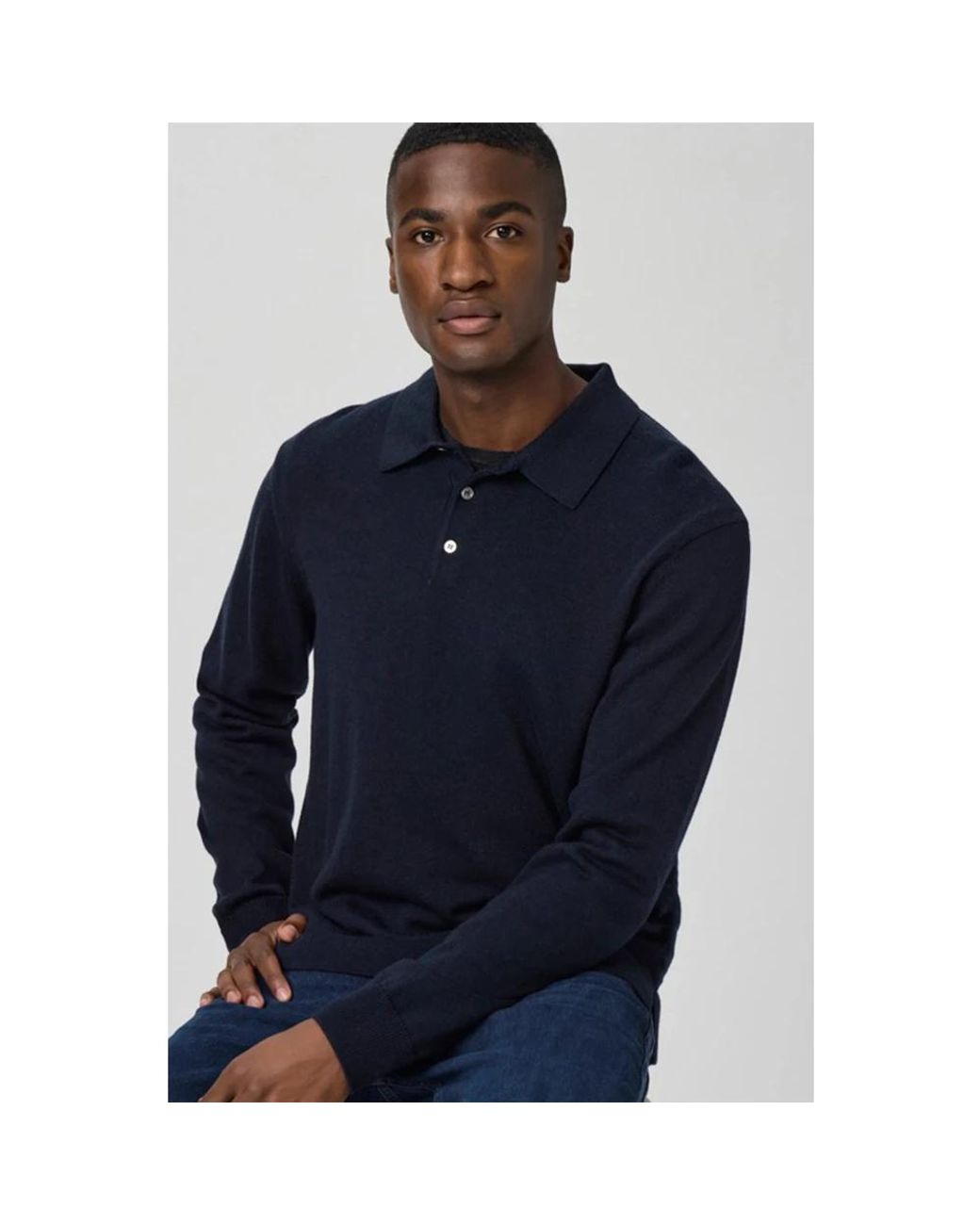 PAIGE Blue Round-Neck Knitwear for men