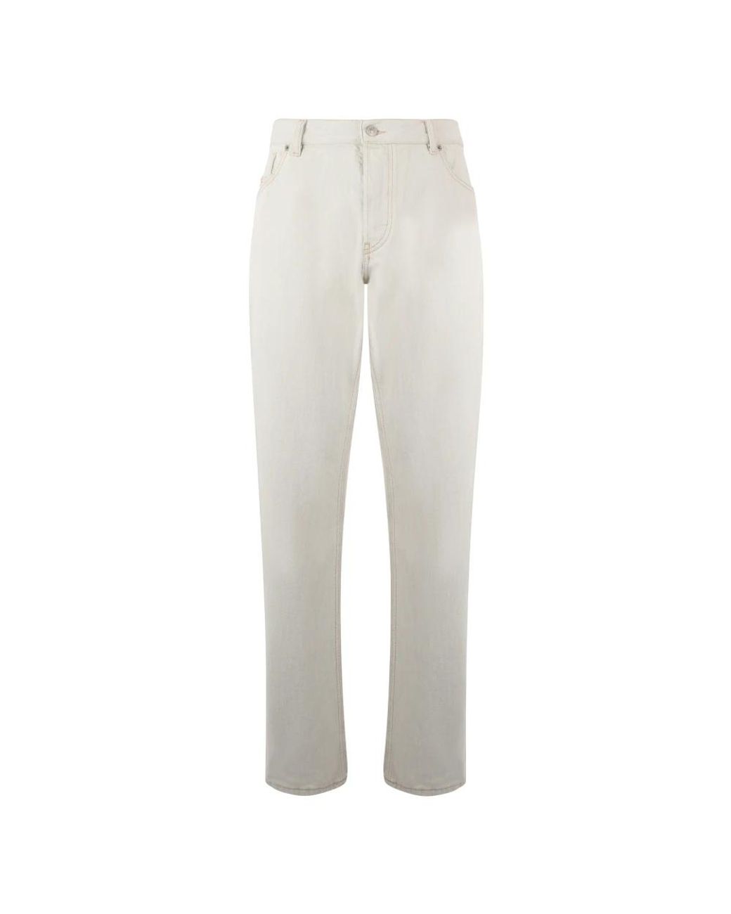 DIESEL Gray Straight Jeans for men
