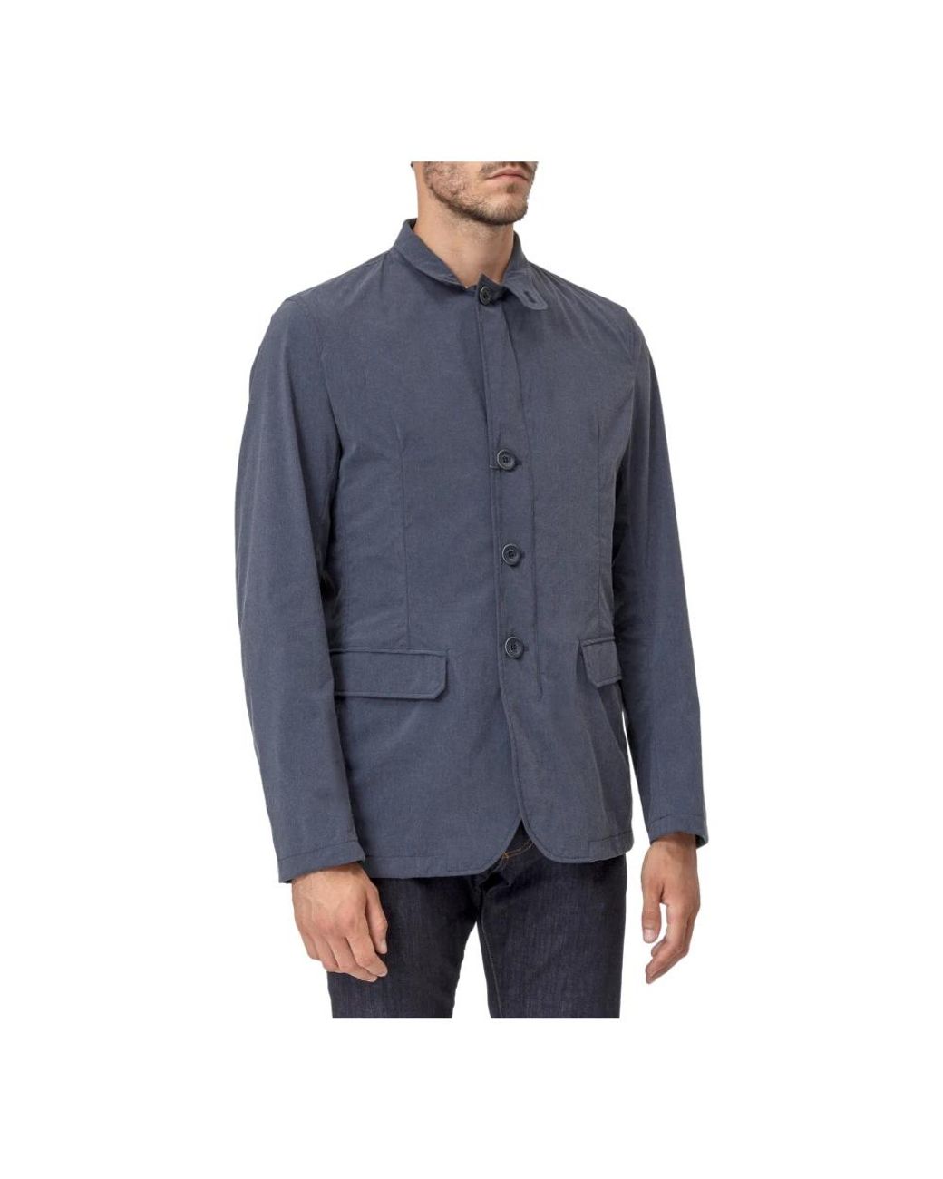 Herno Jassen ,Blauw ,Jassen in het Blue voor heren