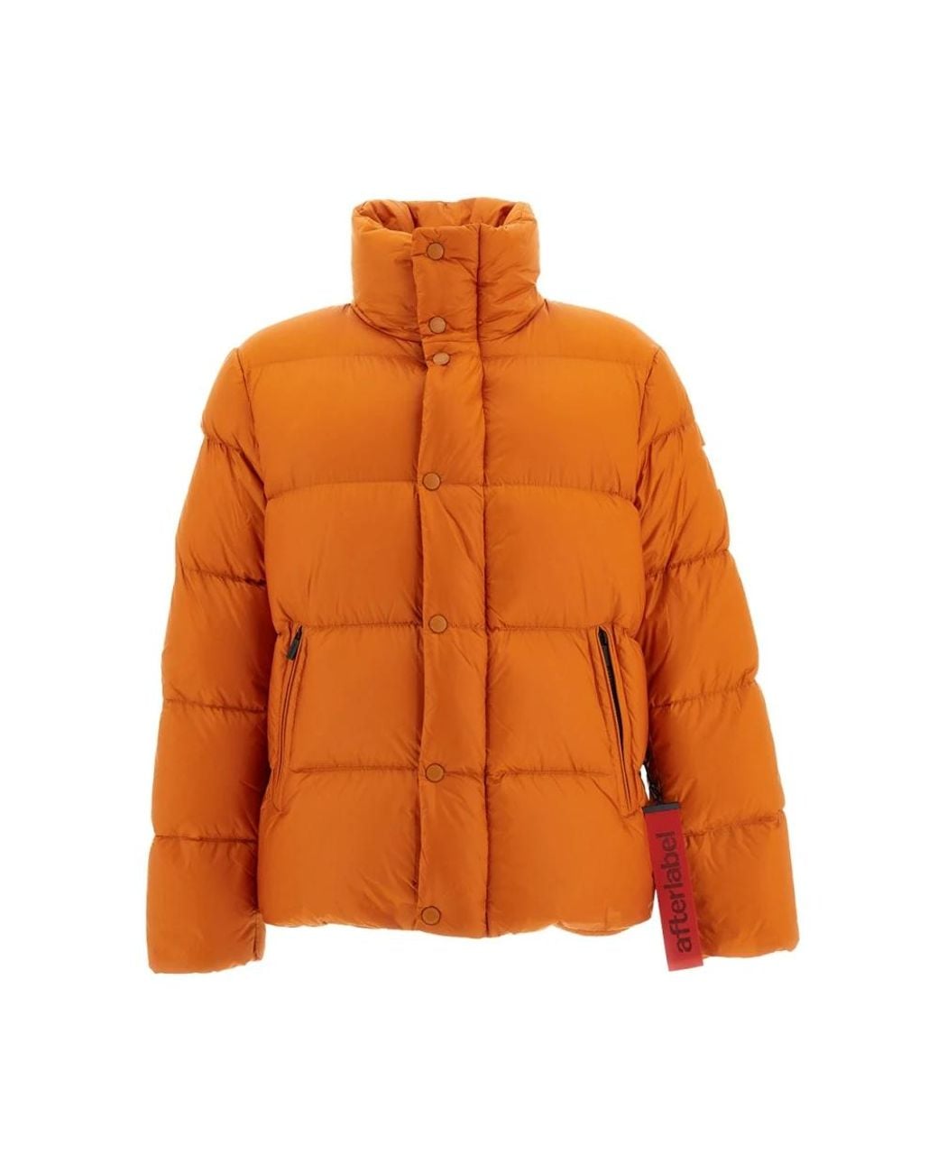 Down Jackets AFTER LABEL de hombre de color Orange