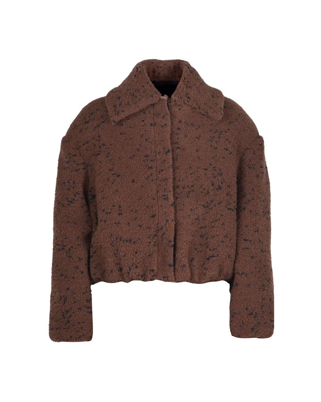 Alysi Brown Faux Fur & Shearling Jackets