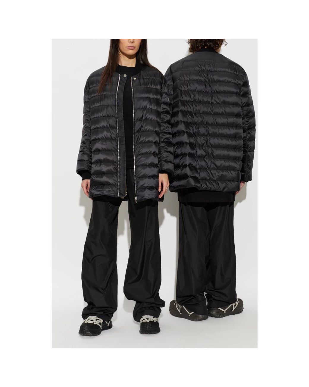 Down Jackets Rick Owens de color Black