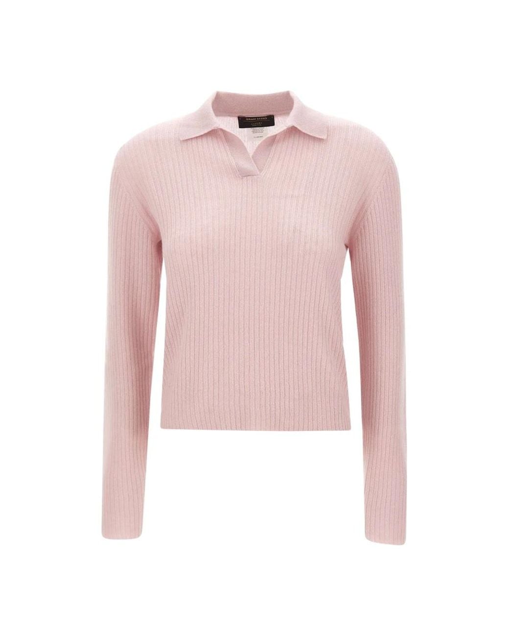 Gran Sasso Pink Polo Shirts