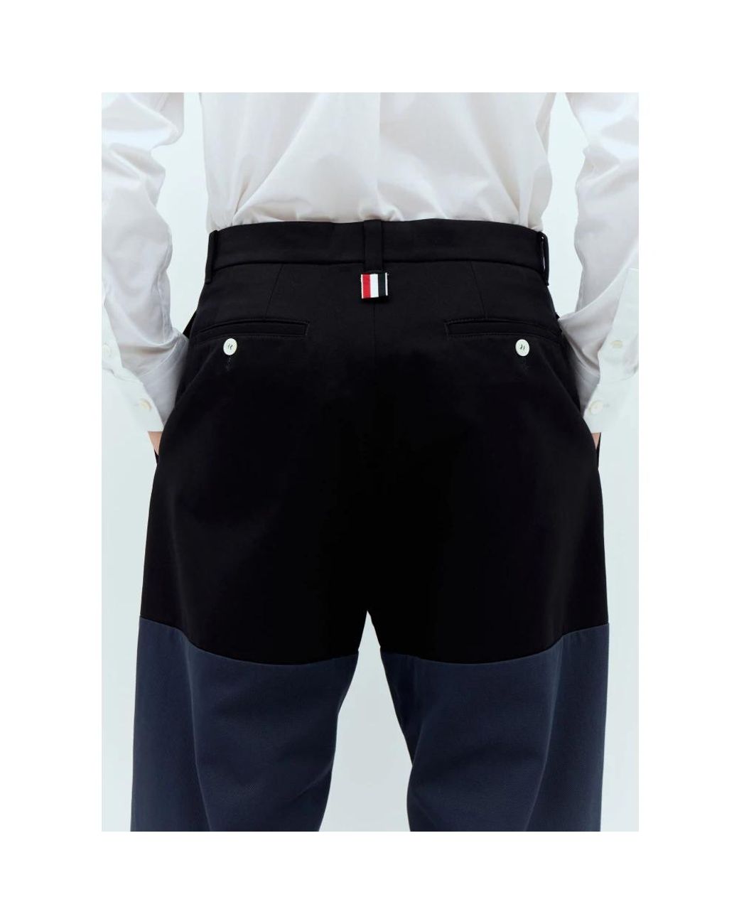 Thom Browne Blue Straight Fit Jeans for men
