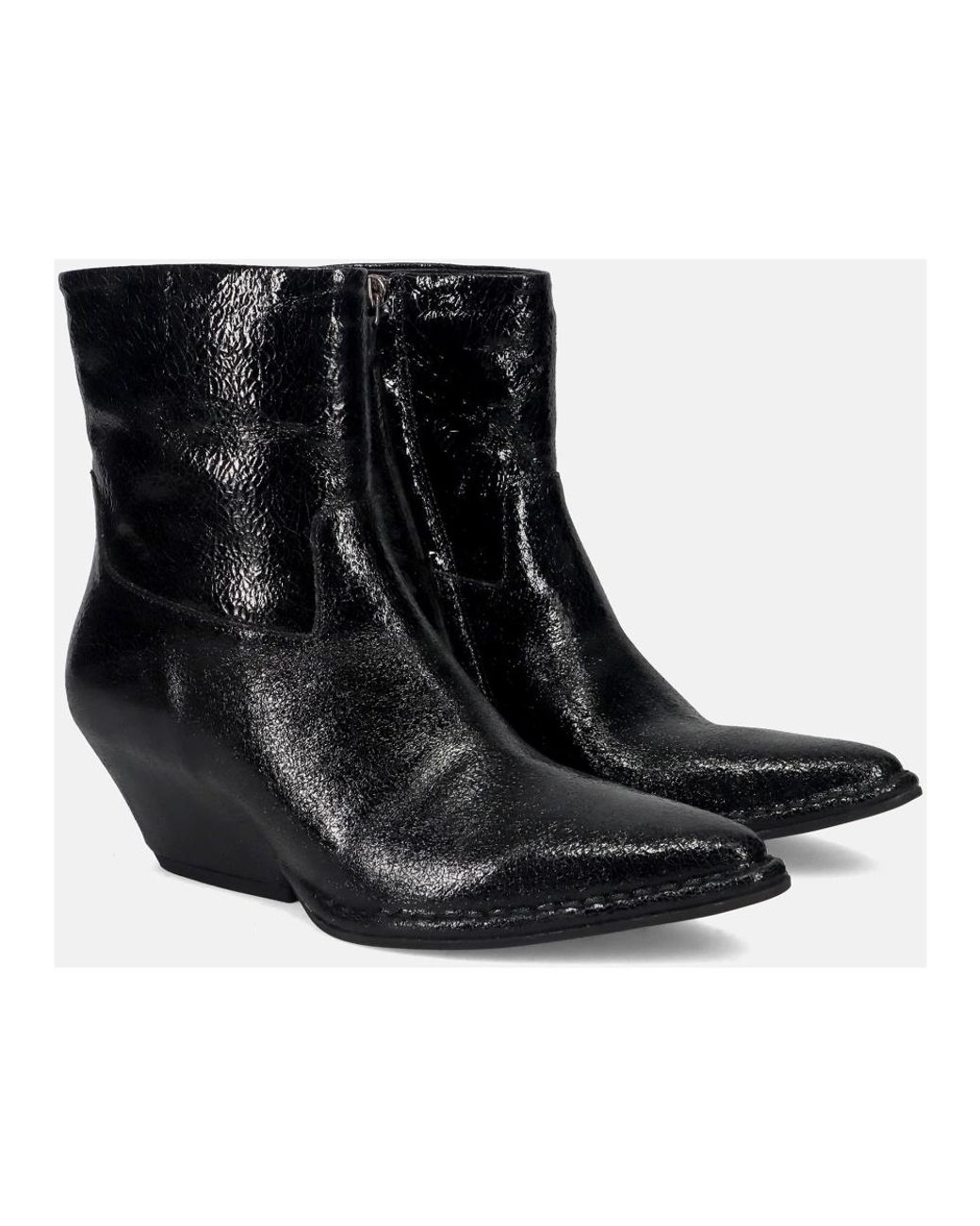 Roberto Del Carlo Black Cowboy & Biker Boots