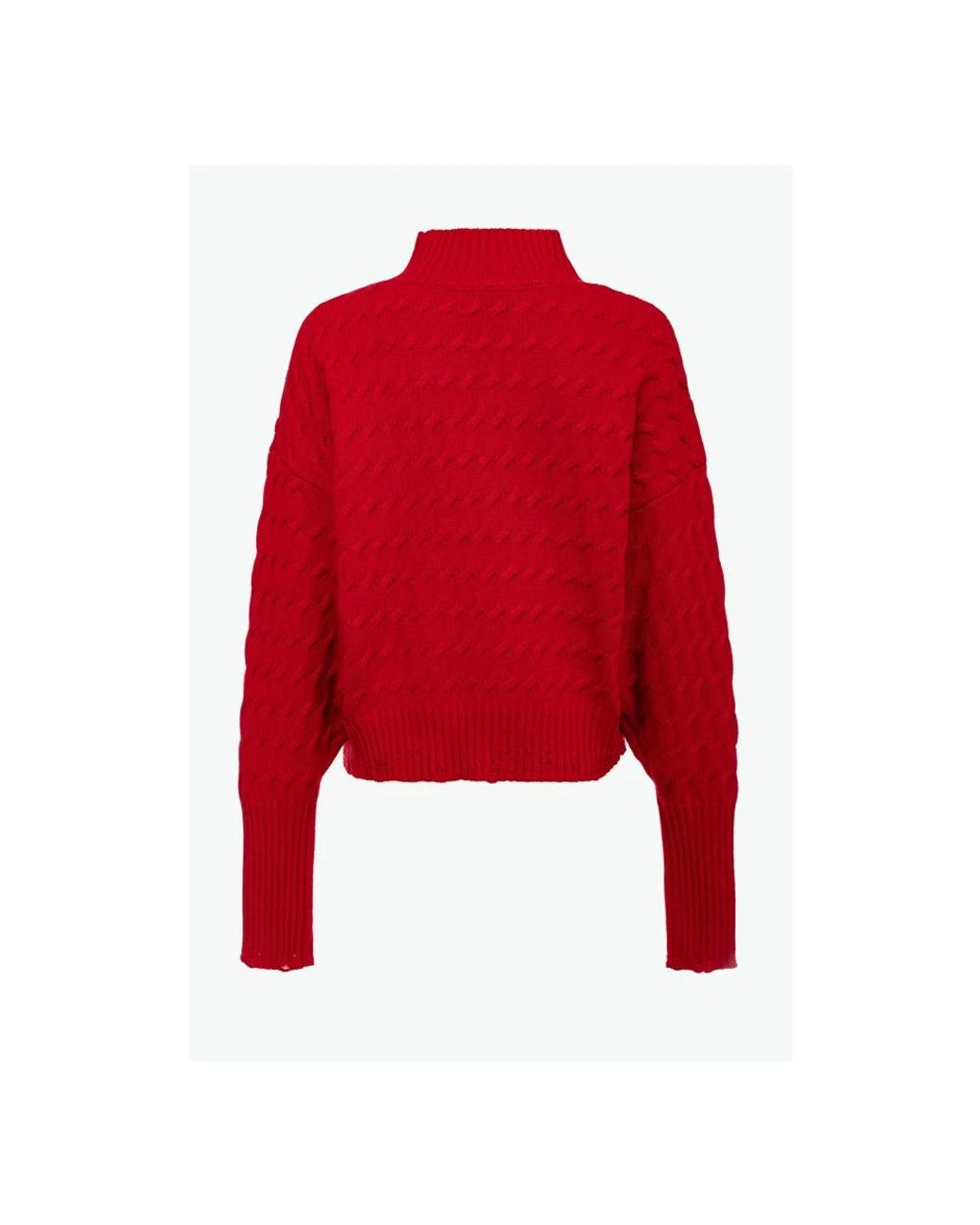 Pinko Red Turtlenecks