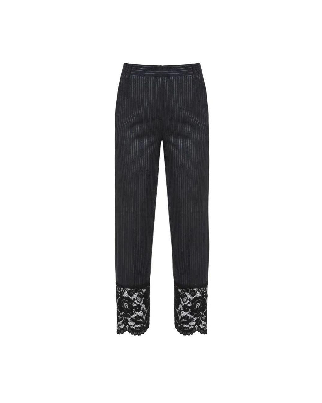Pinko Blue Slim-Fit Trousers