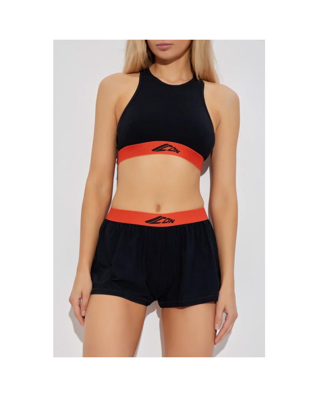 DSquared² Fitness ,Zwart ,Lingerie Top in het Black