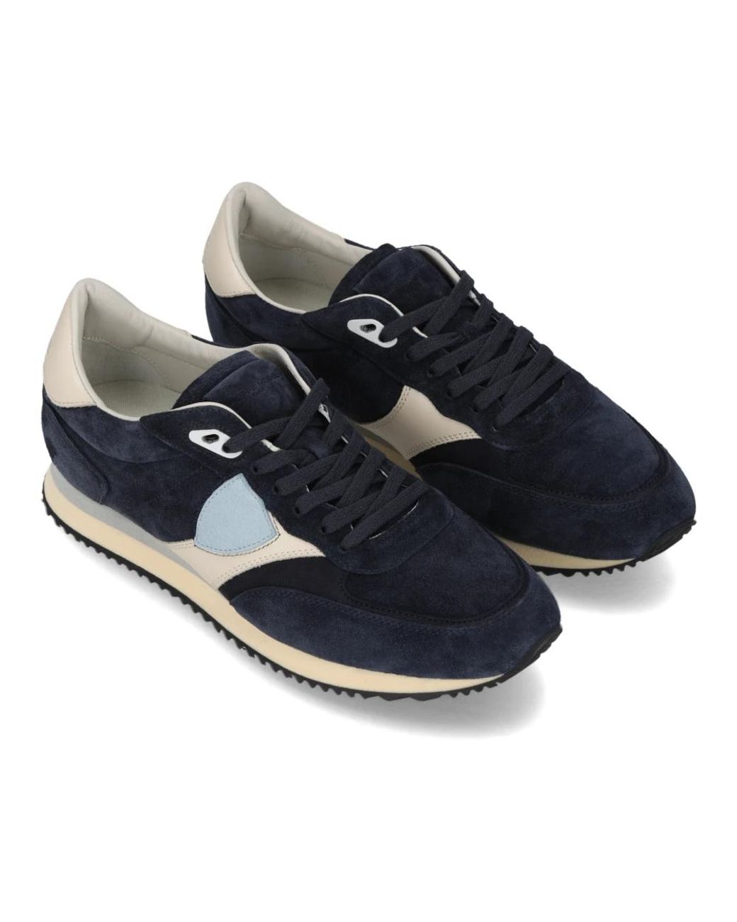 Philippe Model Blue Sneakers for men