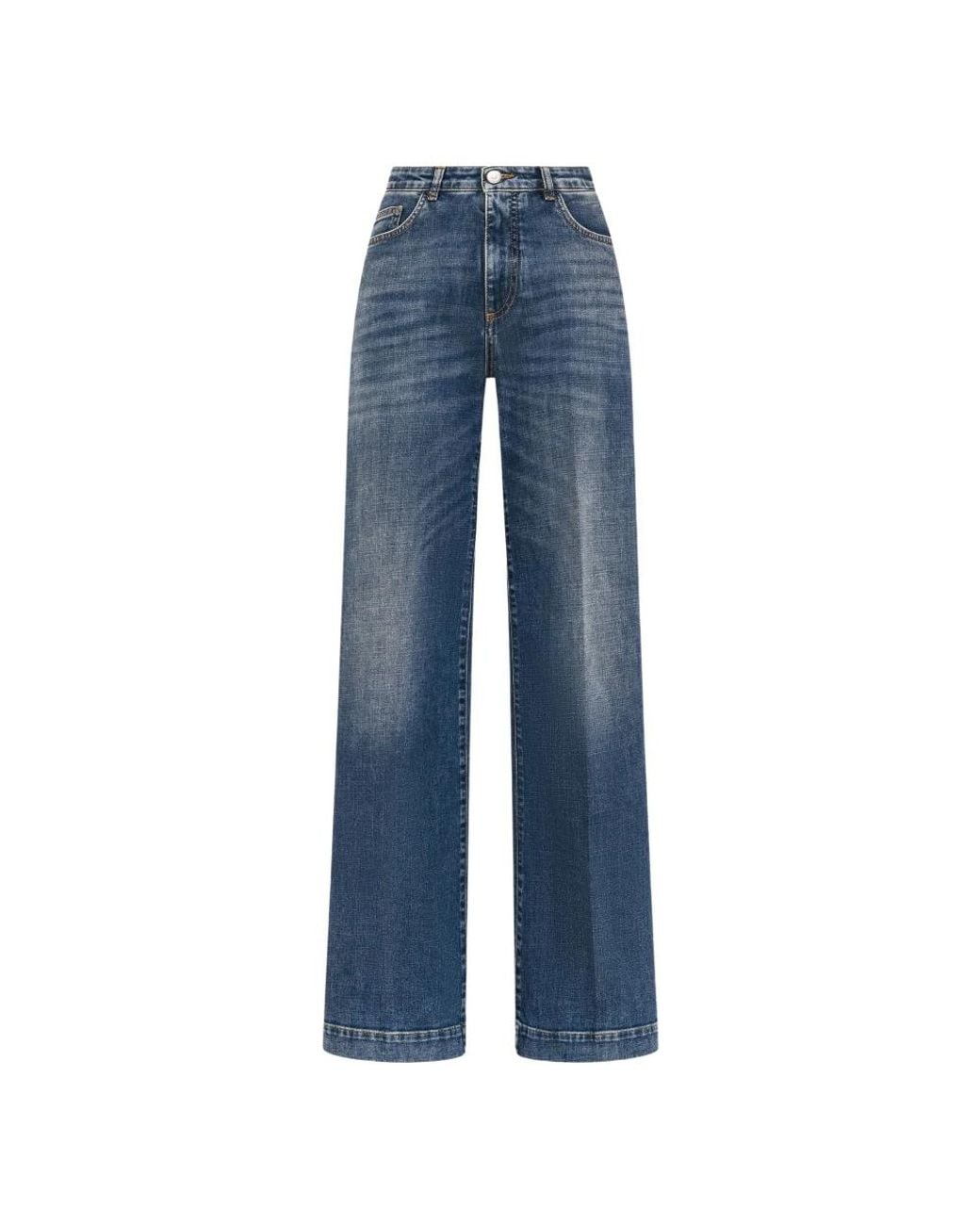 Seventy Blue Wide Jeans