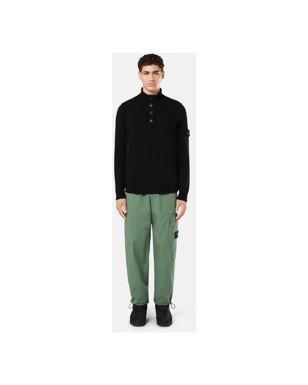 Stone Island Black Turtlenecks for men