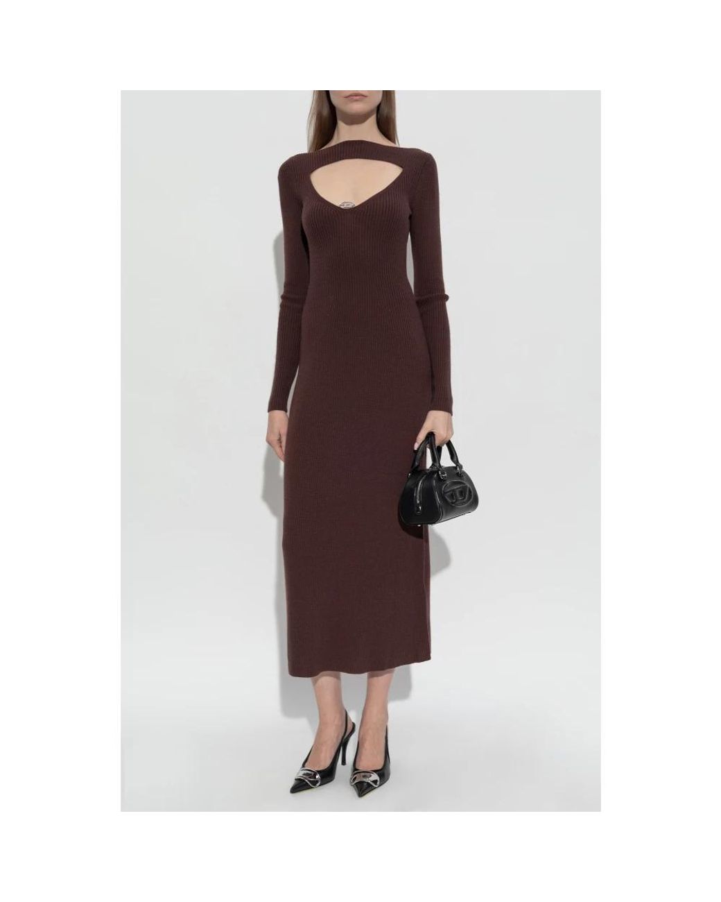DIESEL Purple Knitted Dresses