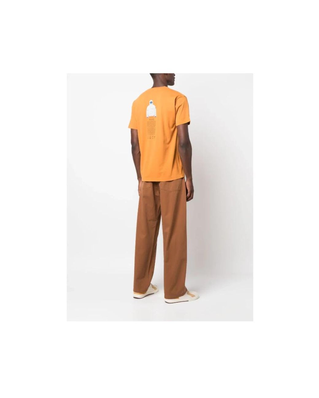 Stone Island Orange T-Shirts for men