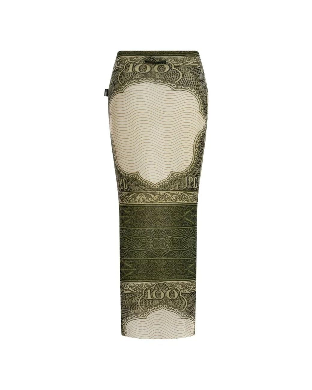 Jean Paul Gaultier Green Maxi Skirts