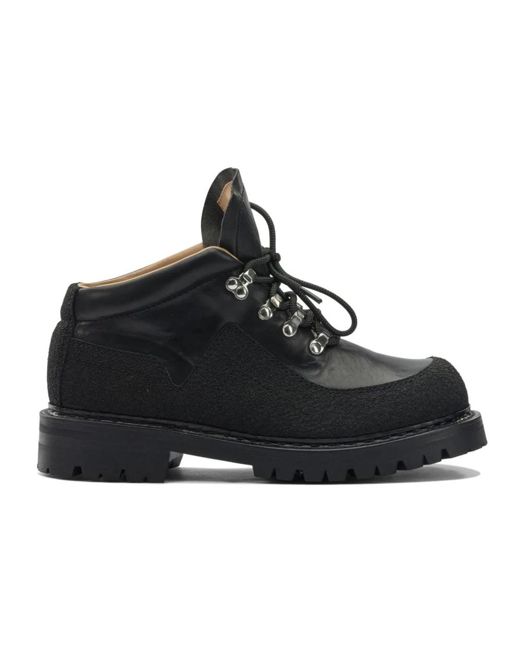 Our Legacy Black Lace-Up Boots for men