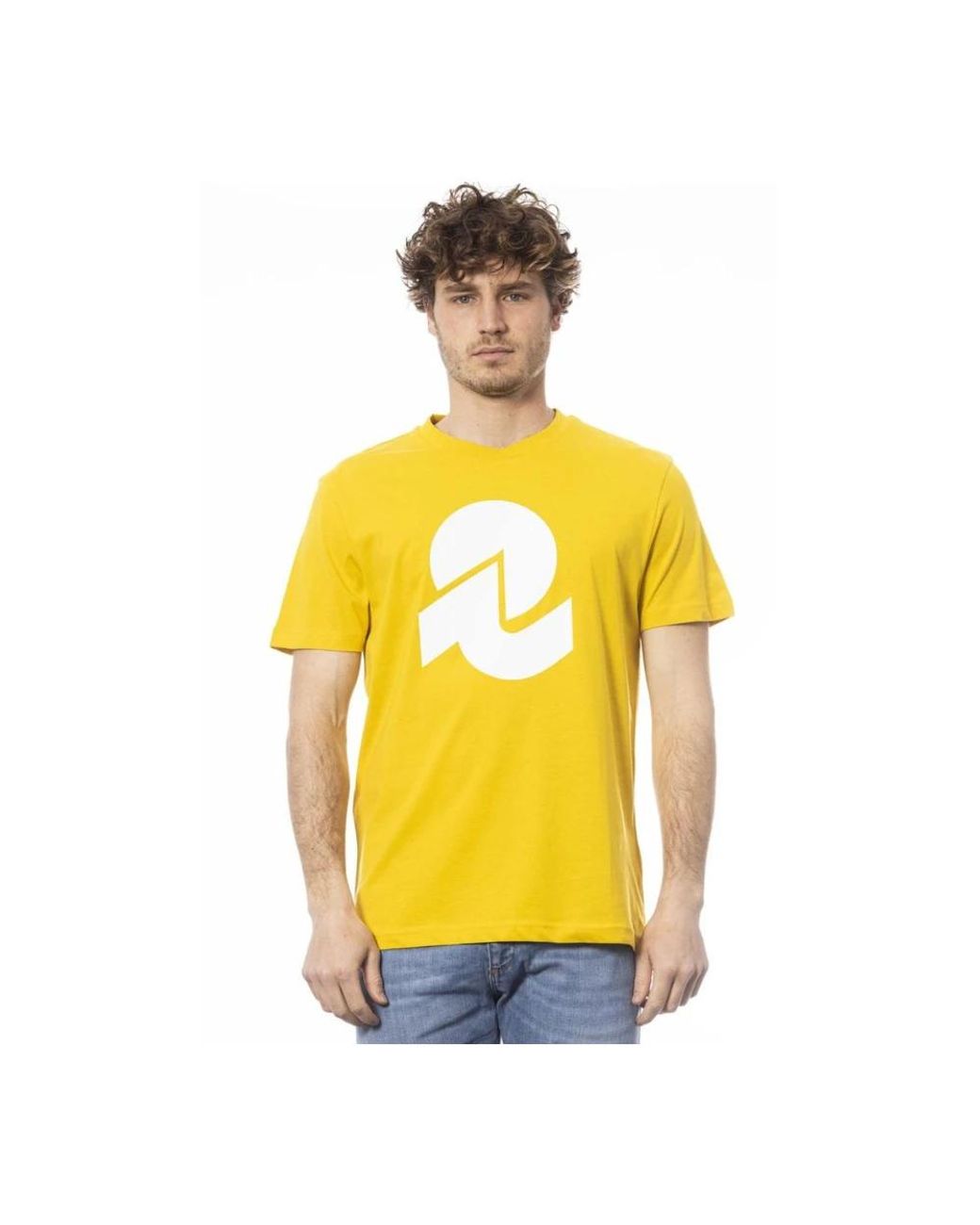 INVICTA WATCH Tops ,Geel ,Katoen T-Shirts in het Yellow voor heren