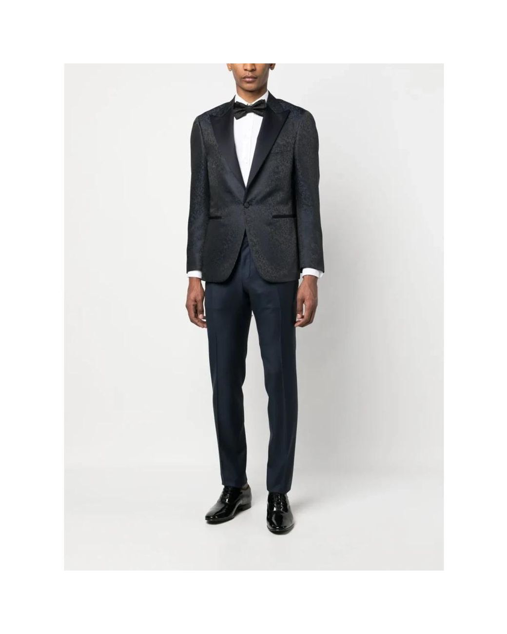 Canali Blue Suit Trousers for men