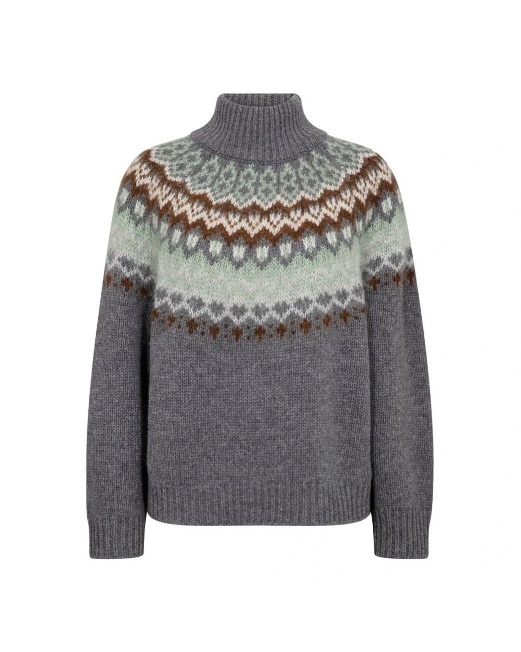 Mos Mosh Gray Turtlenecks