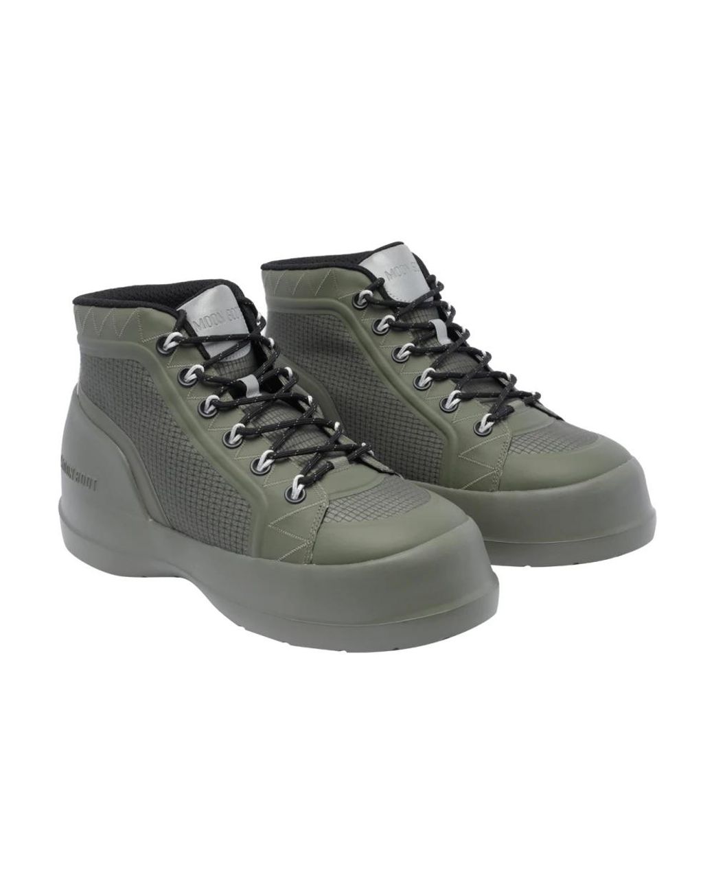 Moon Boot Schnürstiefel in Gray für Herren