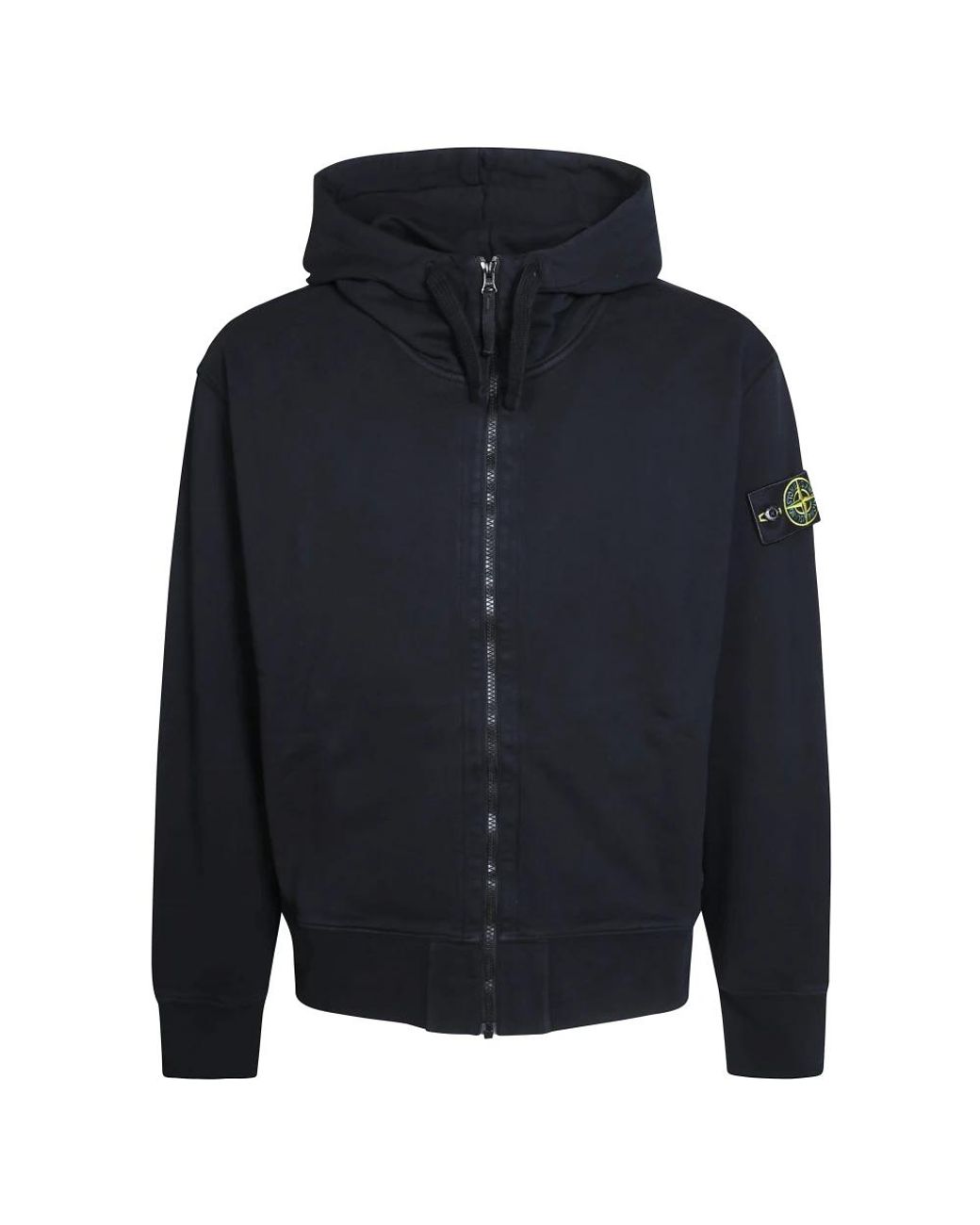 Stone Island Blue Zip-Throughs for men