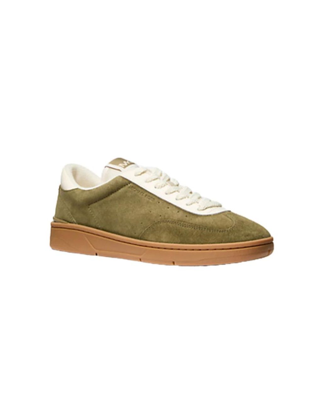 Michael Kors Green Mk Wilton Suede Trainers for men