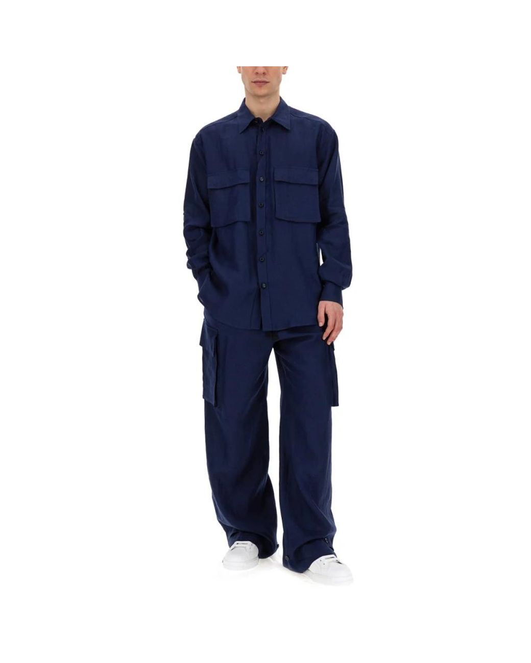 Dolce & Gabbana Blue Casual Shirts for men