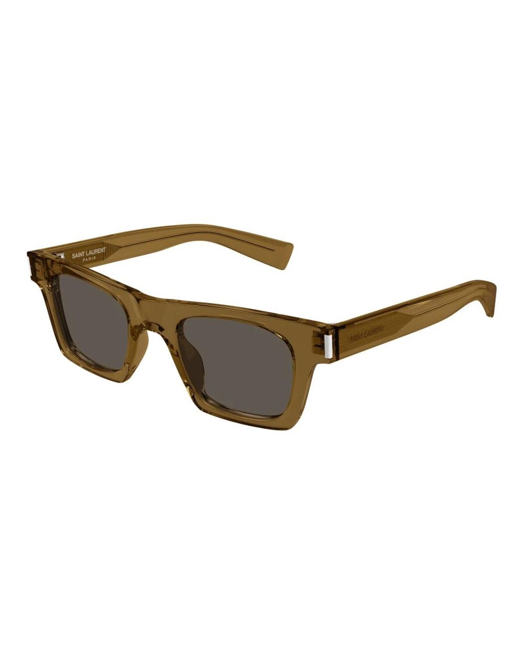 Saint Laurent Corner Angle Zonnebril in het Brown