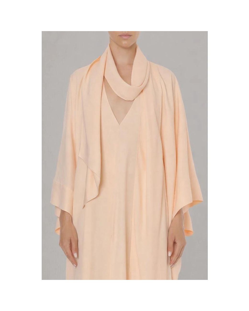 Alberta Ferretti Natural Maxi Dresses