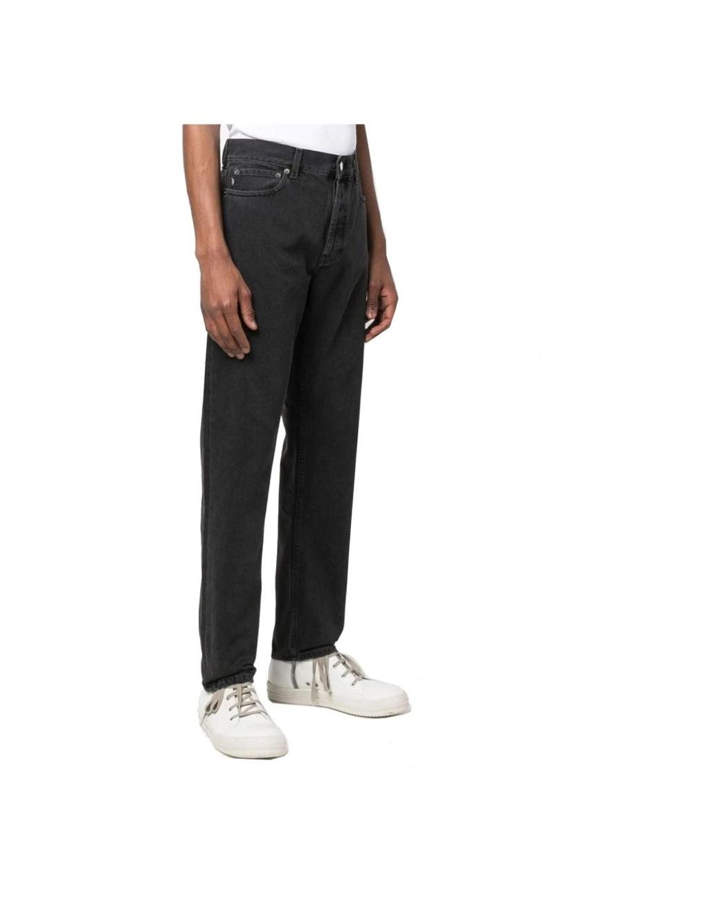 Ambush Black Straight Leg Slim Fit Denim Jeans for men