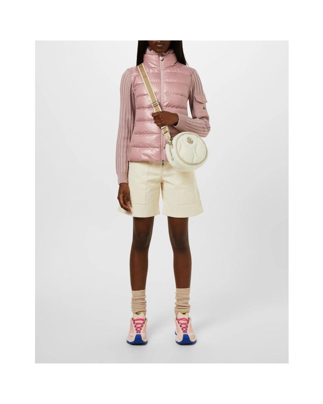 Moncler Natural Casual Shorts
