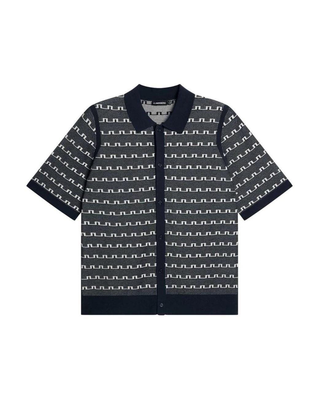 J.Lindeberg Black Short Sleeve Shirts for men