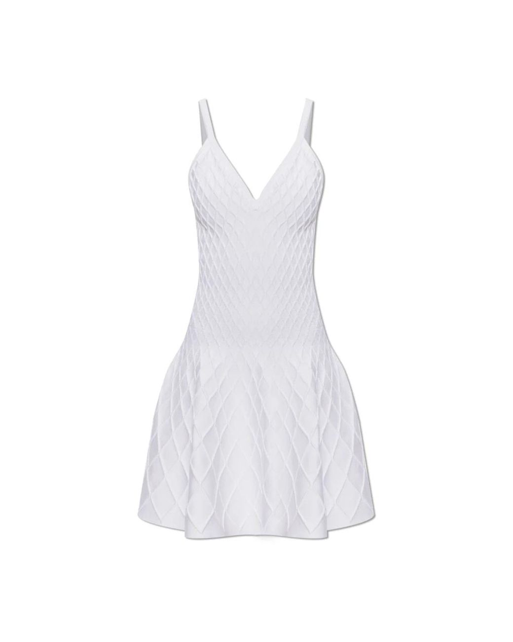 Balmain Kleedjes ,Wit ,Spaghetti Strap Jurk in het White