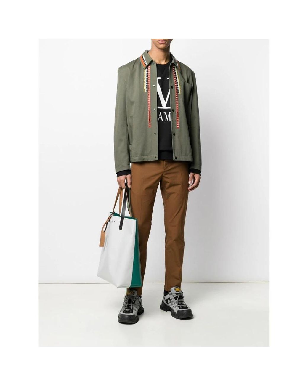 Valentino Green Light Jackets for men