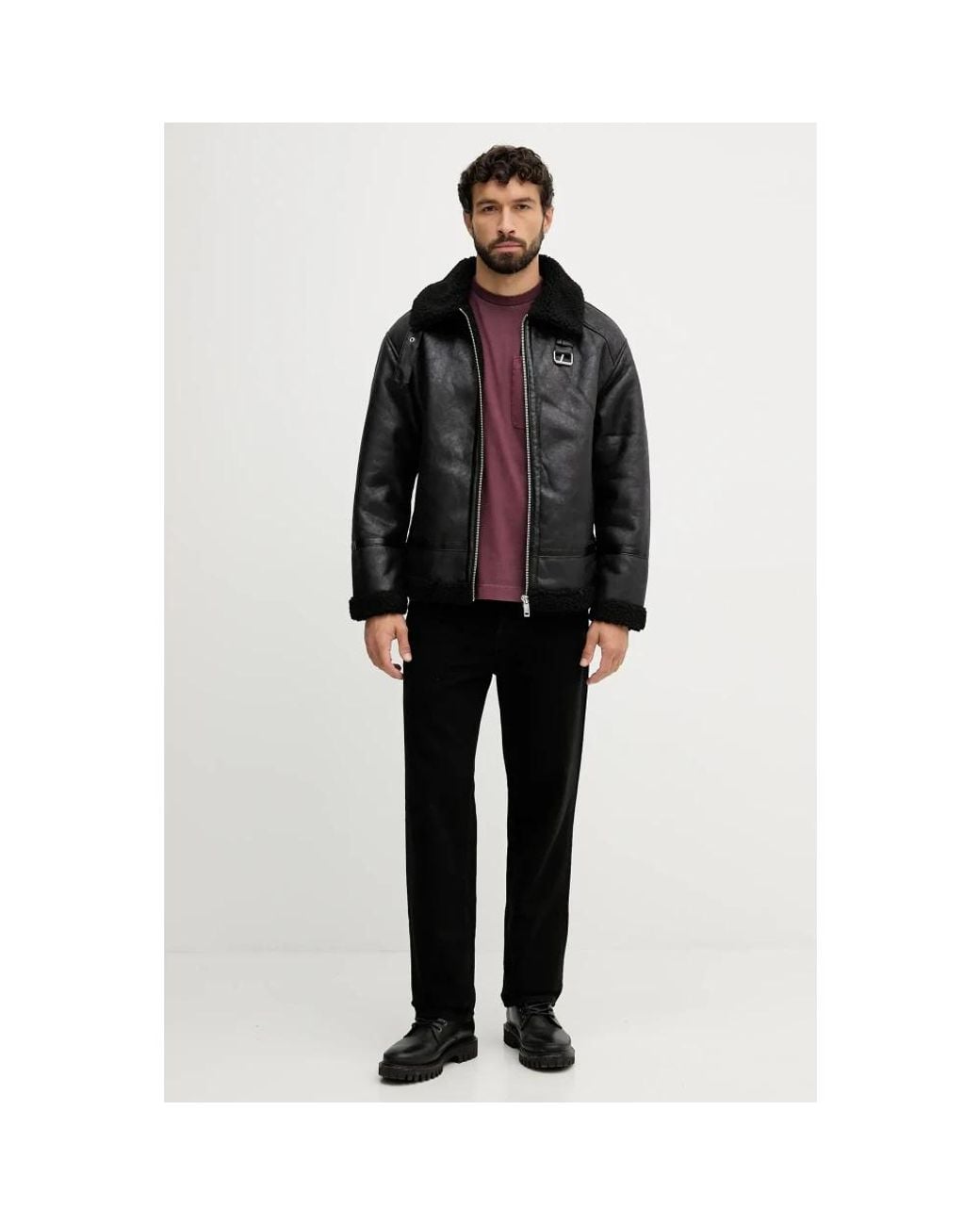 Winter Jackets Lindbergh de hombre de color Black