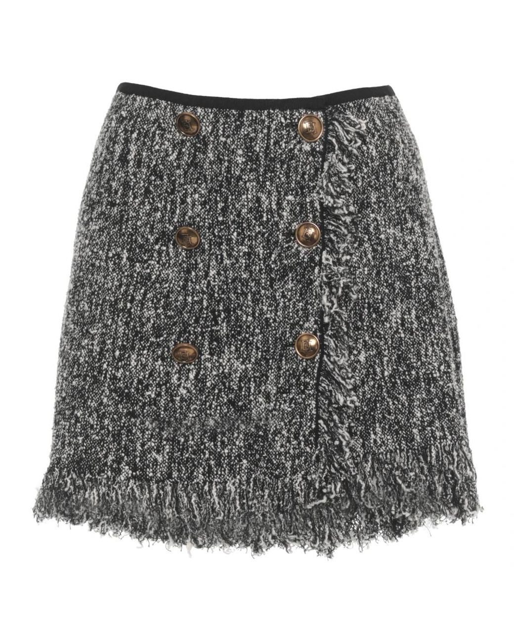 Elisabetta Franchi Gray Short Skirts