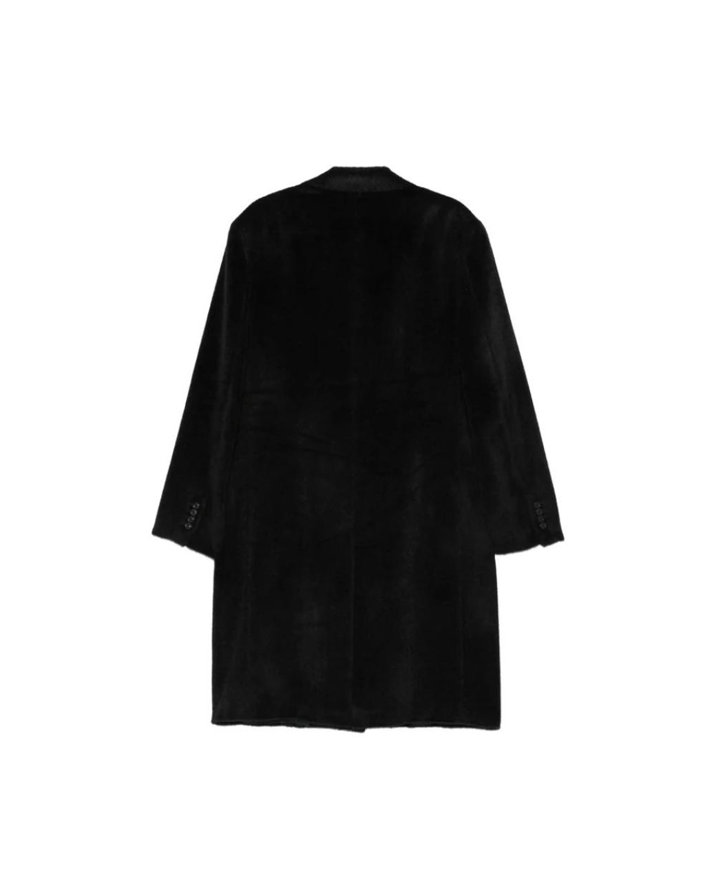 Canali Black Single-Breasted Coats for men