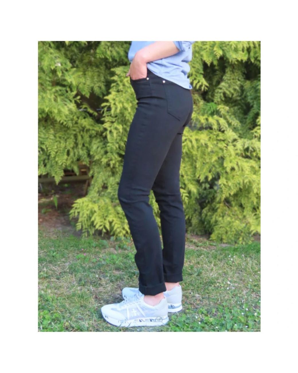 Islow Blue Slim-Fit Trousers