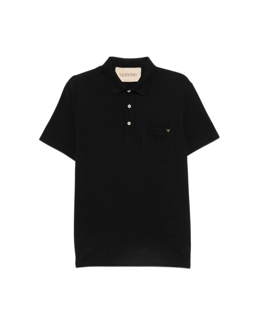 Valentino Black Polo Shirts for men