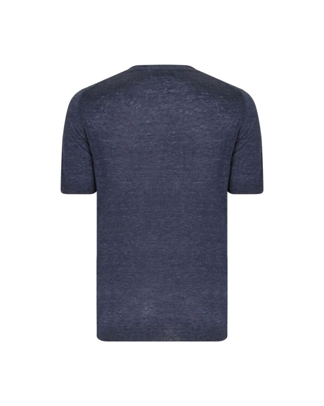 Gran Sasso Blue Round-Neck Knitwear for men