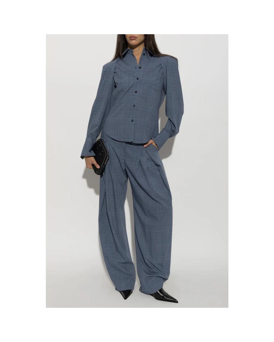 Wide Trousers IRO de color Blue