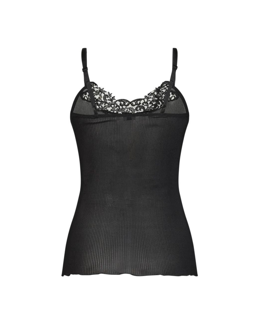 Saint Laurent Black Sleeveless Tops