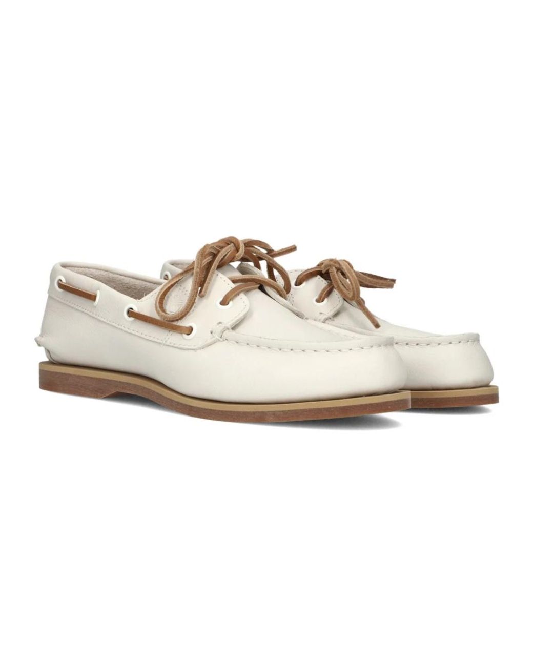 Timberland White Sailor Shoes