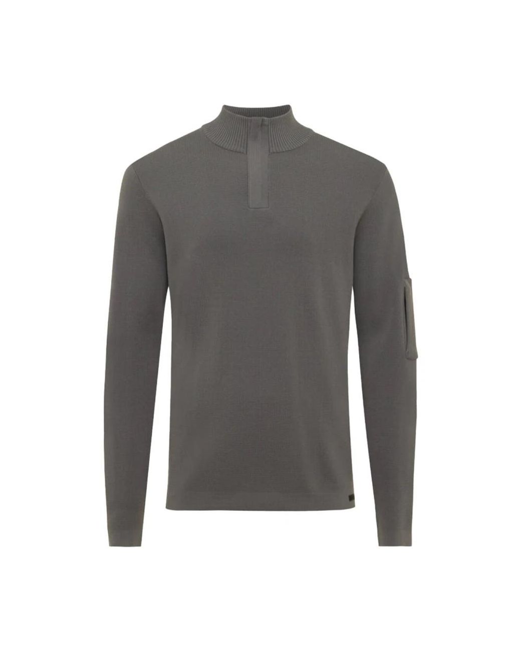 Genti Gray Turtlenecks for men