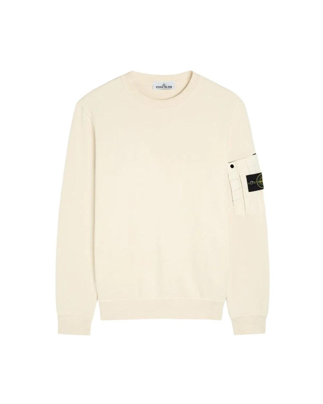 Stone Island White Sweatshirts for men