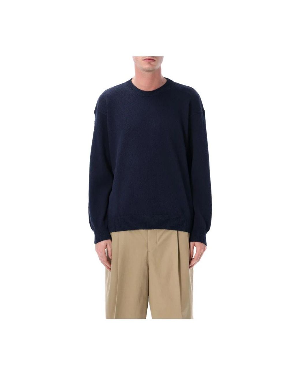 Roberto Collina Blue Round-Neck Knitwear for men