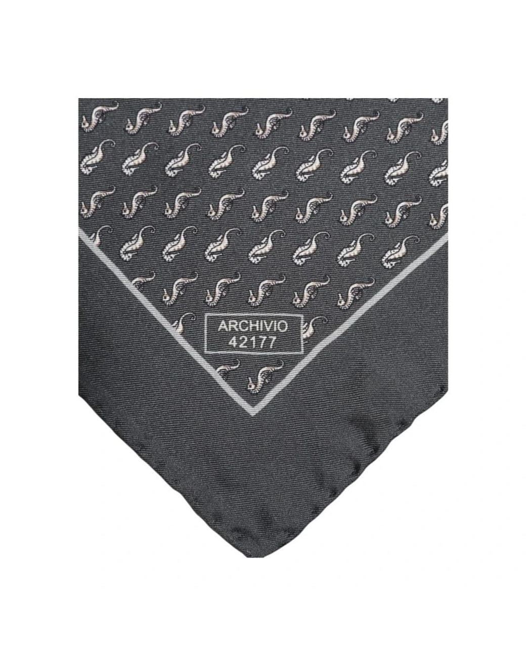 Dolce & Gabbana Black Handkerchiefs for men